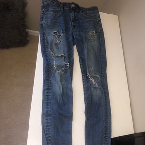 American Eagle Ripped Skinny Jeans
